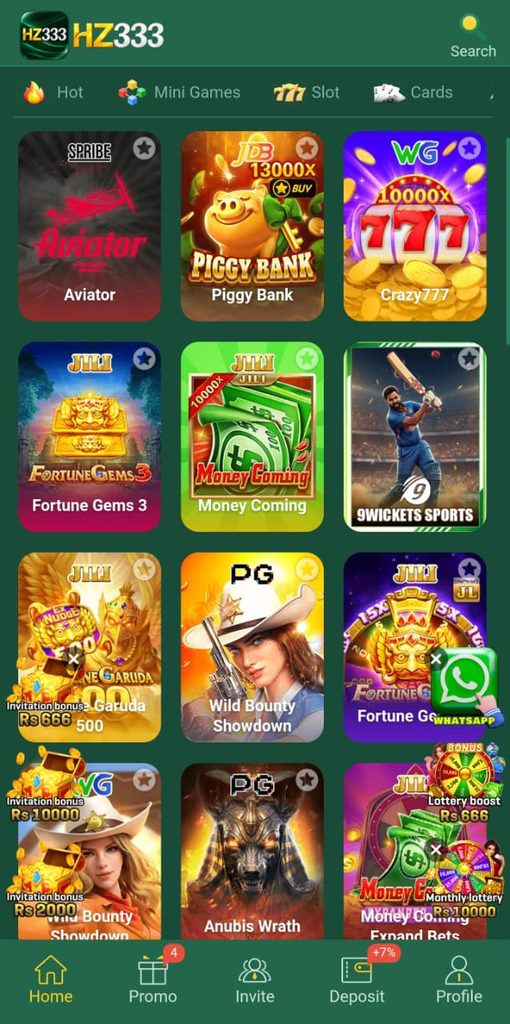 HZ333 Game Download Unlimited money Earning App In Pakistan